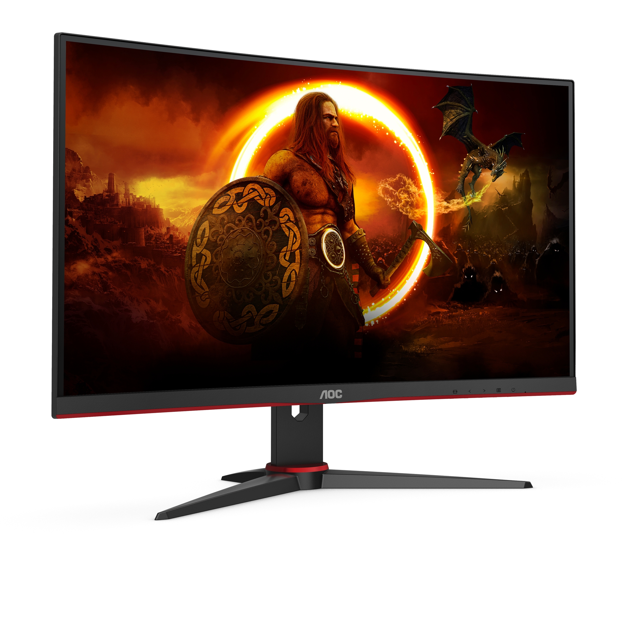 AOC G2 C27G2E/BK computer monitor 68.6 cm (27) 1920 x 1080 pixels Black, Red