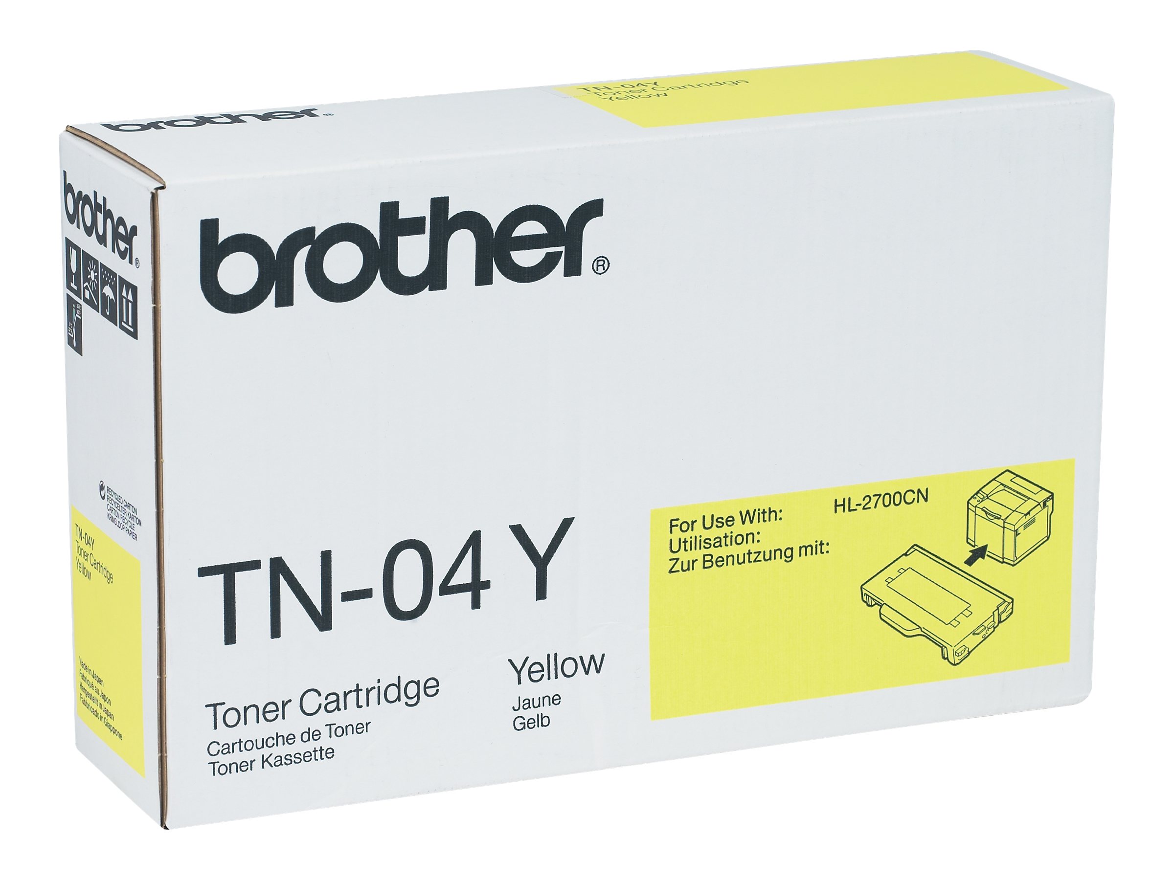 Brother TN04Y - Gelb - Original - Tonerpatrone