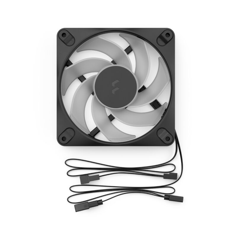 Fractal Design Dynamic 3 12 Reverse RGB Black - Geh�use-L�fter - 2.200 rpm