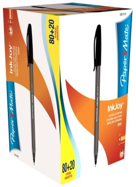 Papermate Inkjoy 100 Negro Bolgrafo Medio 100 pieza(s)