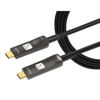 EFB Elektronik Techly Aktiv USB-C AOC Glasfaserkabel 4k 15m - Kabel - Digital/Daten