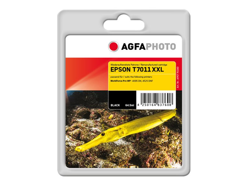 AgfaPhoto 64.5 ml - Schwarz - kompatibel - Tintenpatrone
