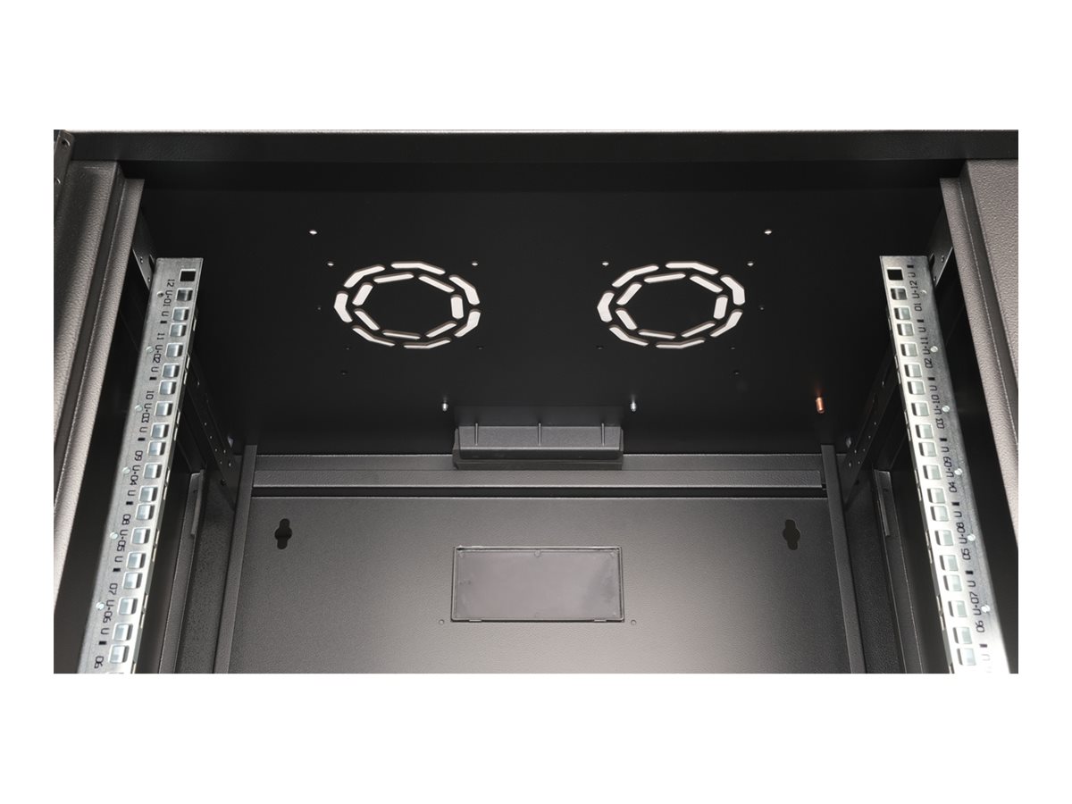 ROLINE 26.21.0174 rack 12U Da parete Nero