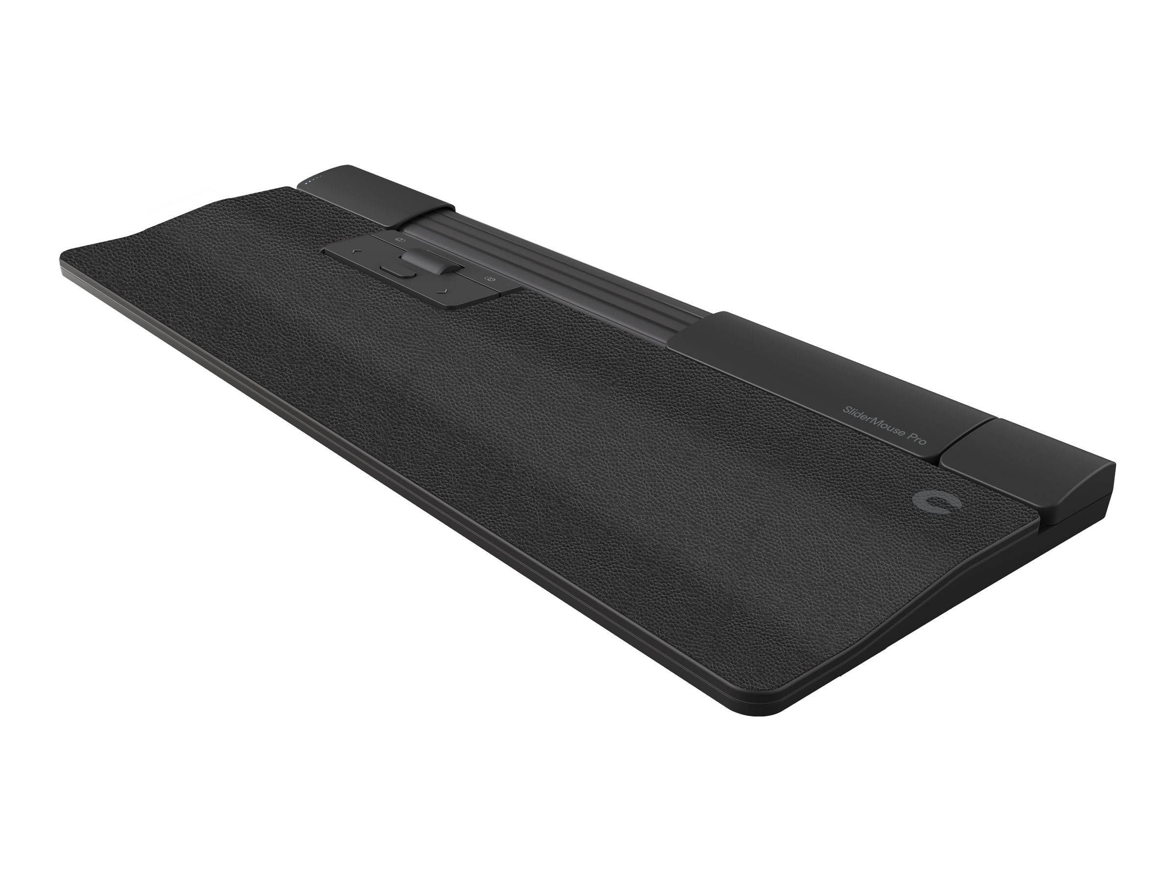 Contour SliderMouse Pro - Zentrales Zeigegert - mit verlngerter Armauflage und veganem Leder - ergonomisch - 6 Tasten - kabellos, kabelgebunden - Bluetooth, 2.4 GHz - kabelloser Empfnger (USB)