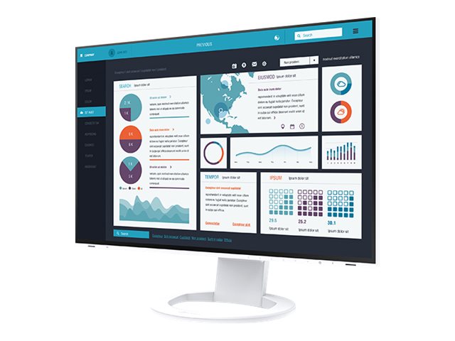 EIZO FlexScan EV2495-WT Monitor PC 61,2 cm (24.1) 1920 x 1200 Pixel WUXGA LCD Bianco