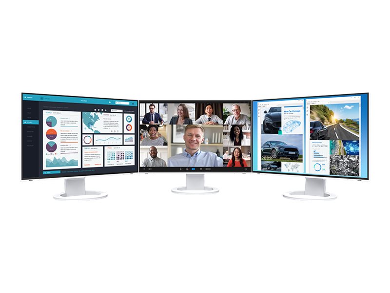 EIZO FlexScan EV2495-WT Monitor PC 61,2 cm (24.1) 1920 x 1200 Pixel WUXGA LCD Bianco