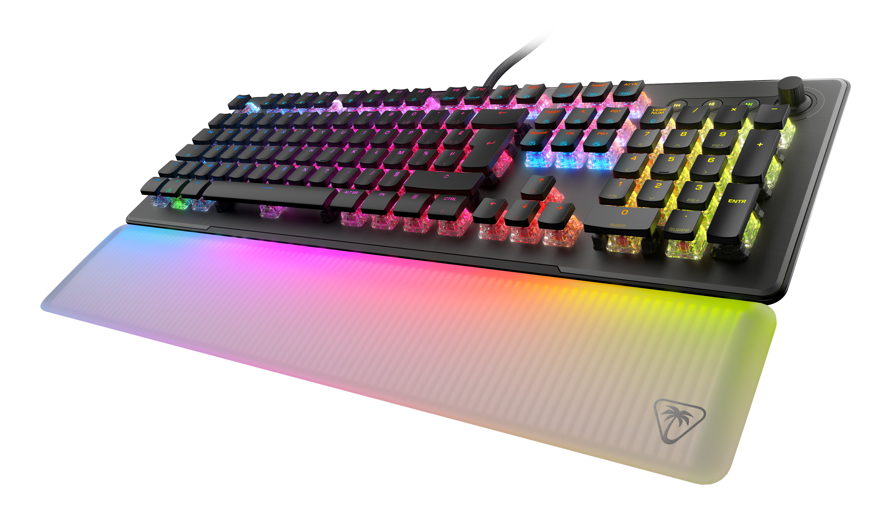 Turtle Beach Vulcan II Max keyboard Gaming USB QWERTZ German Black