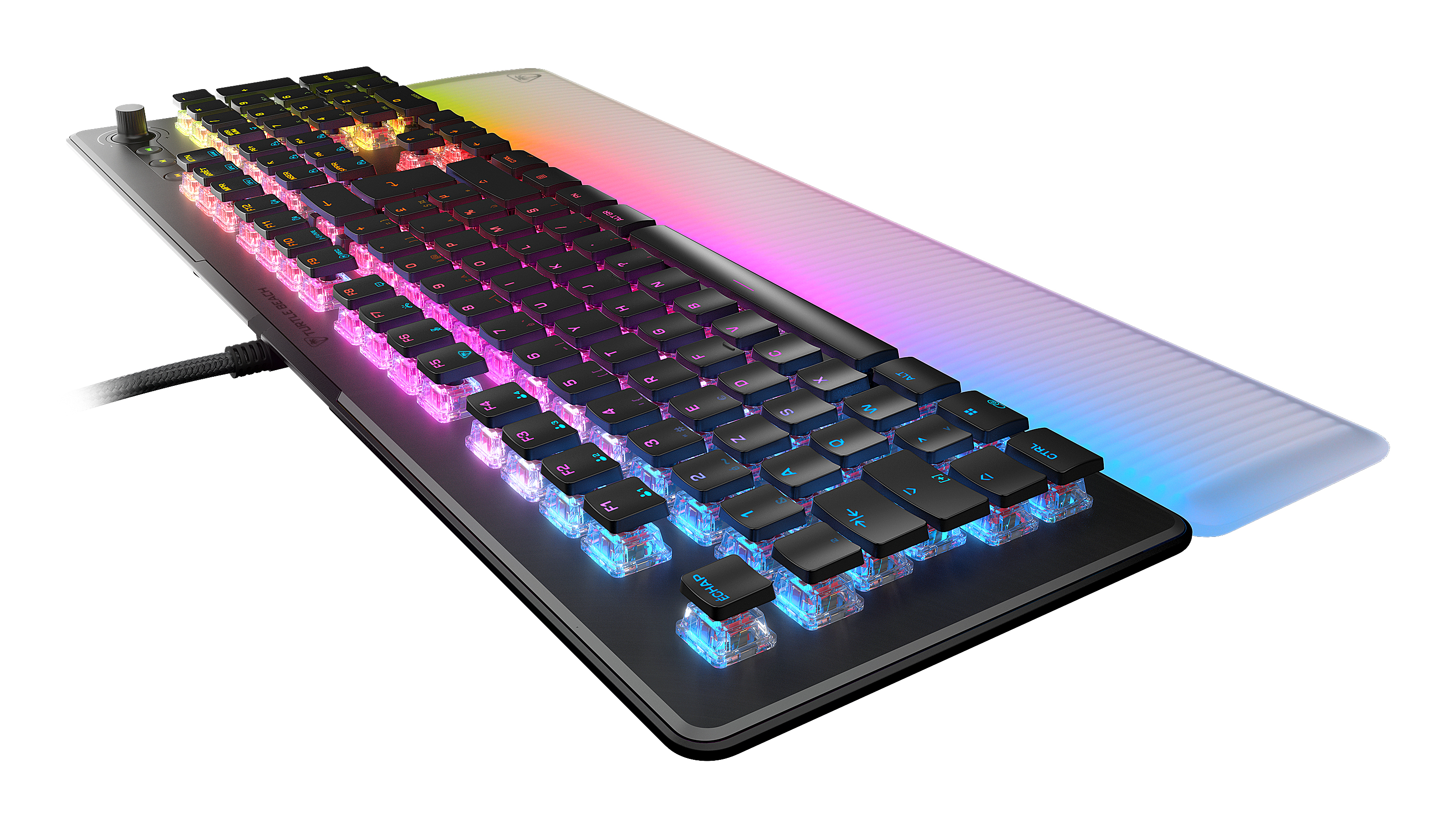 Turtle Beach Vulcan II Max keyboard Gaming USB QWERTZ German Black