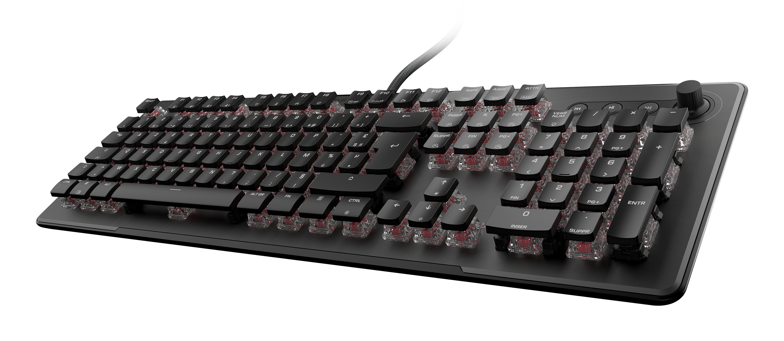 Turtle Beach Vulcan II Max keyboard Gaming USB QWERTZ German Black