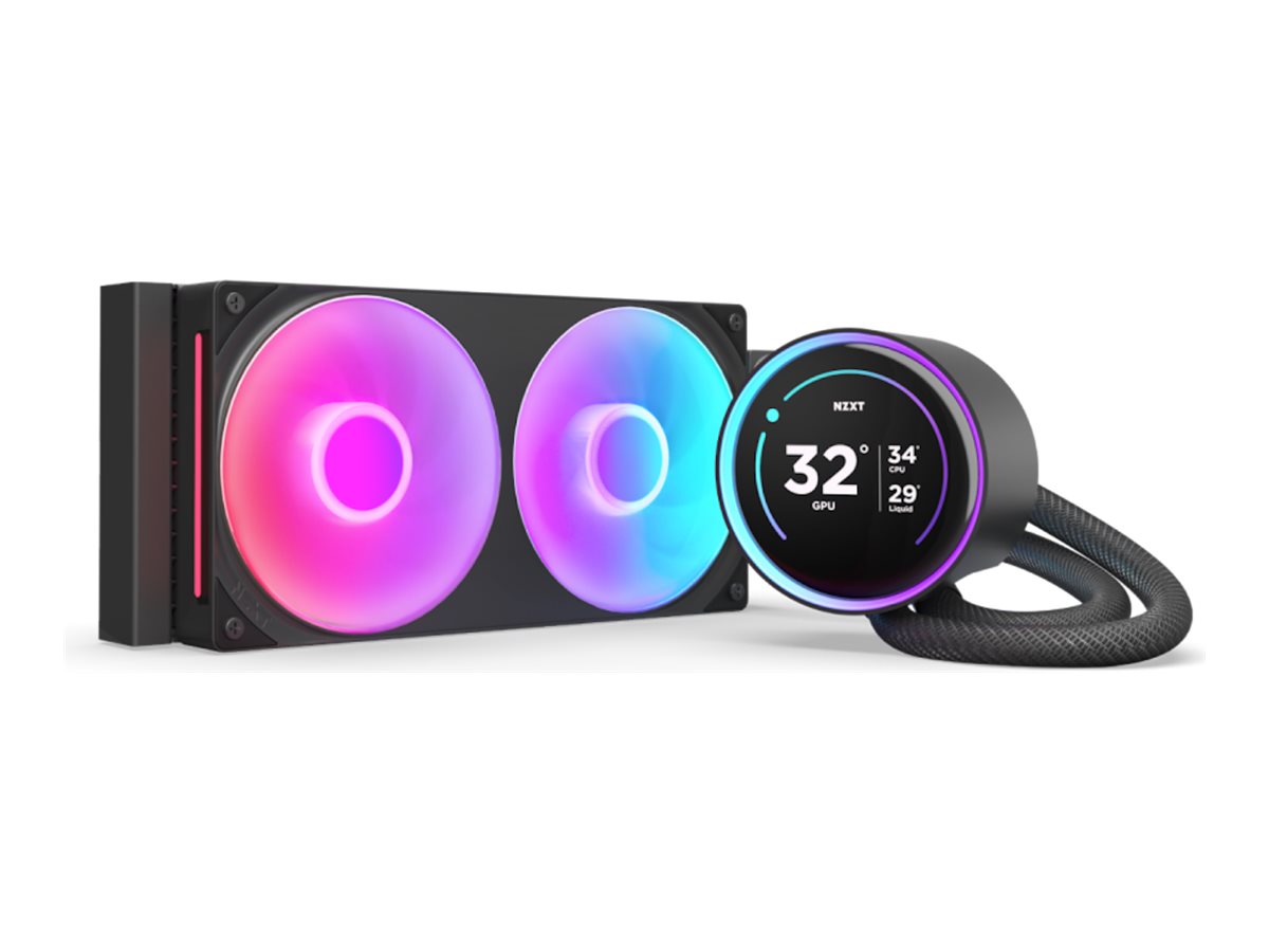 NZXT Kraken Elite 240 RGB Processeur Refroidisseur de liquide tout-en-un 12 cm Noir 1 pi�ce(s)