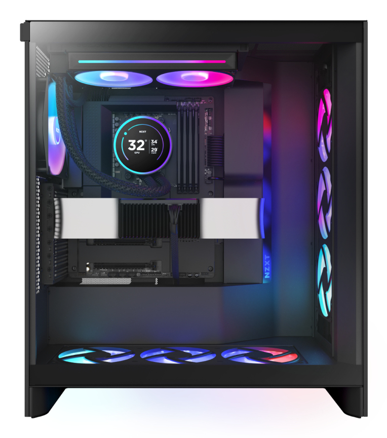 NZXT Kraken Elite 240 RGB Processeur Refroidisseur de liquide tout-en-un 12 cm Noir 1 pi�ce(s)
