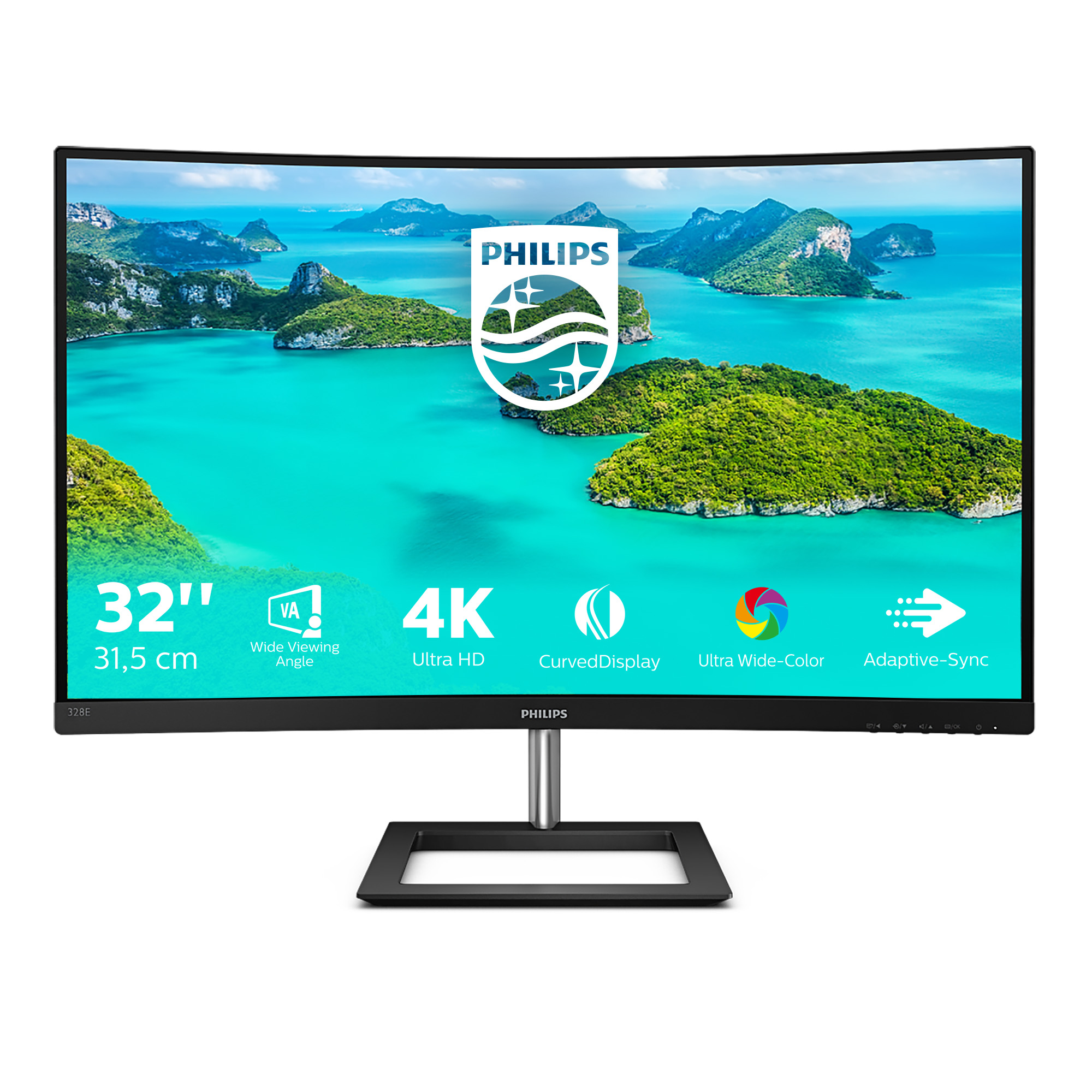 Philips E-line 328E1CA - LED-Monitor - gebogen - 81.3 cm (32)