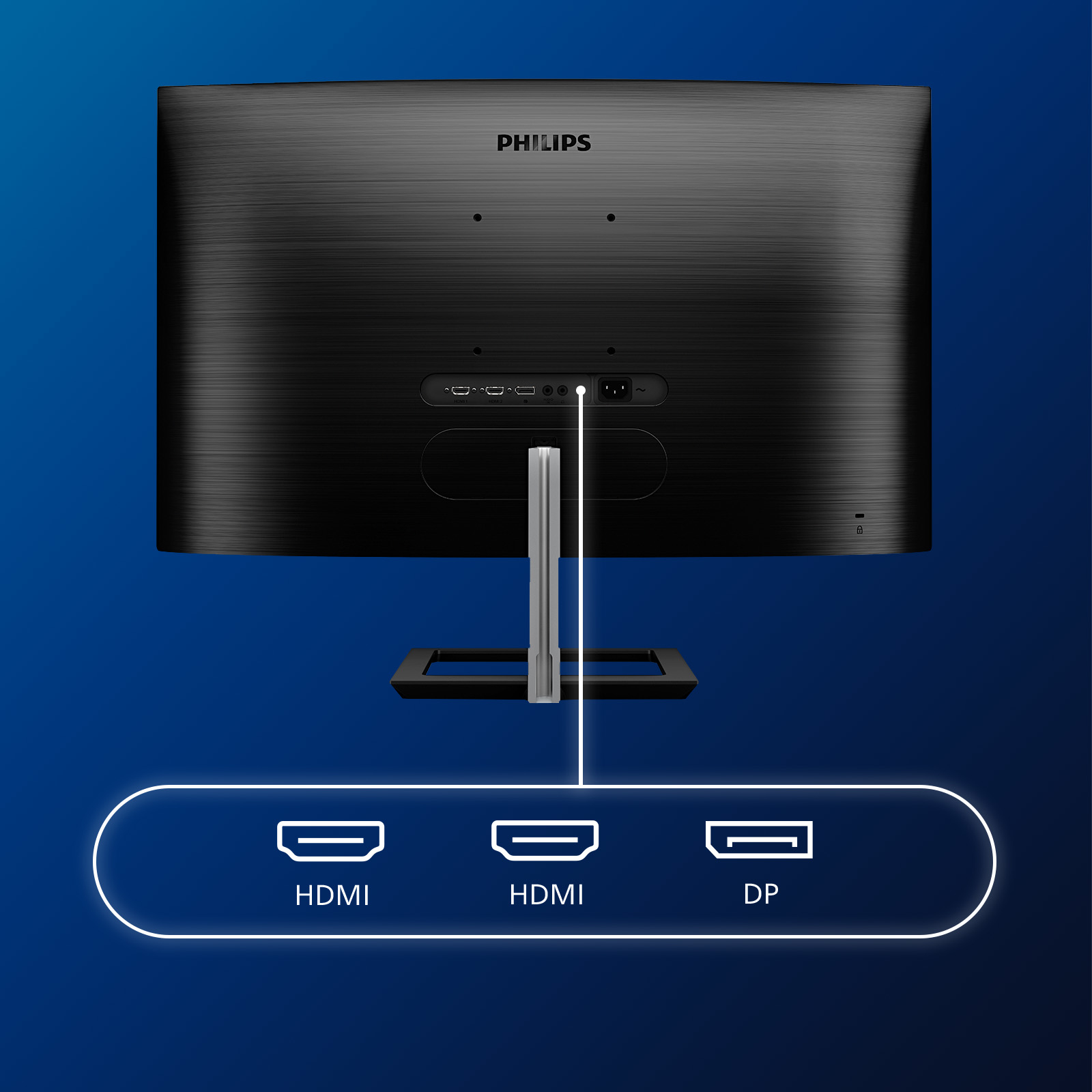 Philips E-line 328E1CA - LED-Monitor - gebogen - 81.3 cm (32)