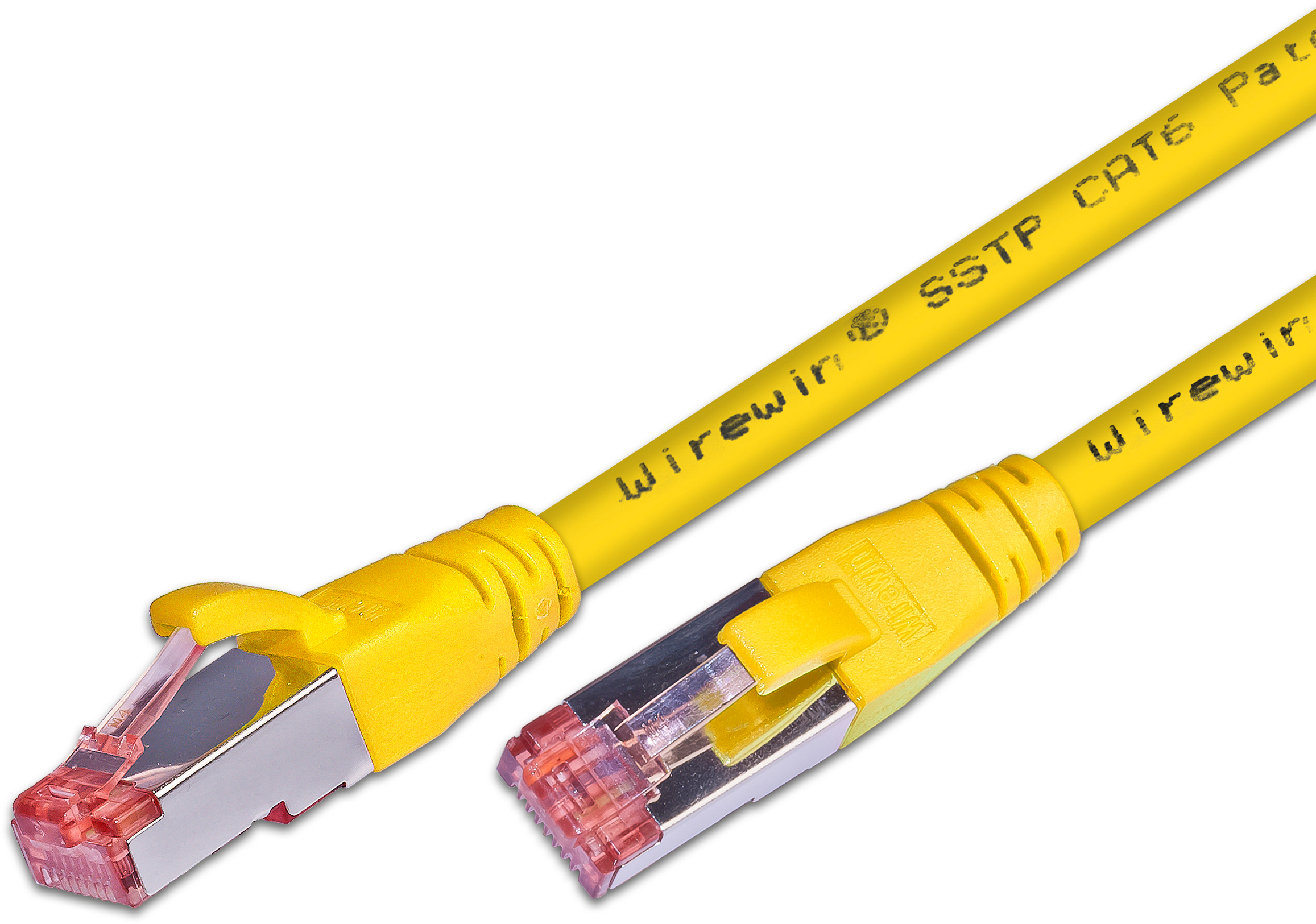 Wirewin S/FTP CAT6 0.75m c�ble de r�seau Jaune 0,75 m S/FTP (S-STP) Rond