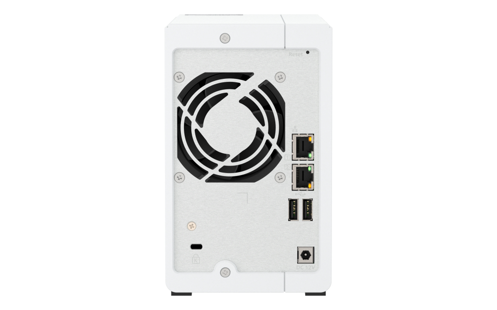 QNAP TS-216G server NAS e di archiviazione Tower Collegamento ethernet LAN Bianco Cortex-A55