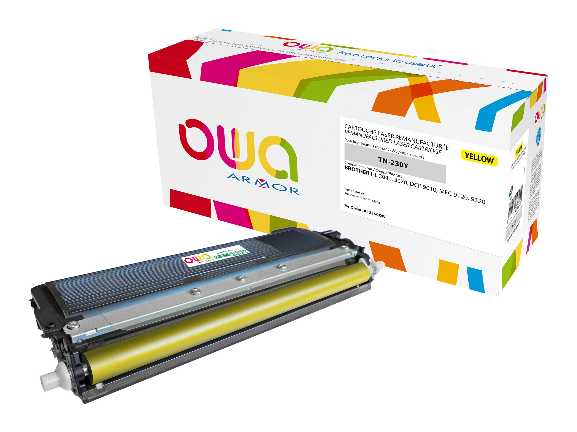 Armor K15350OW toner cartridge 1 pc(s) Yellow