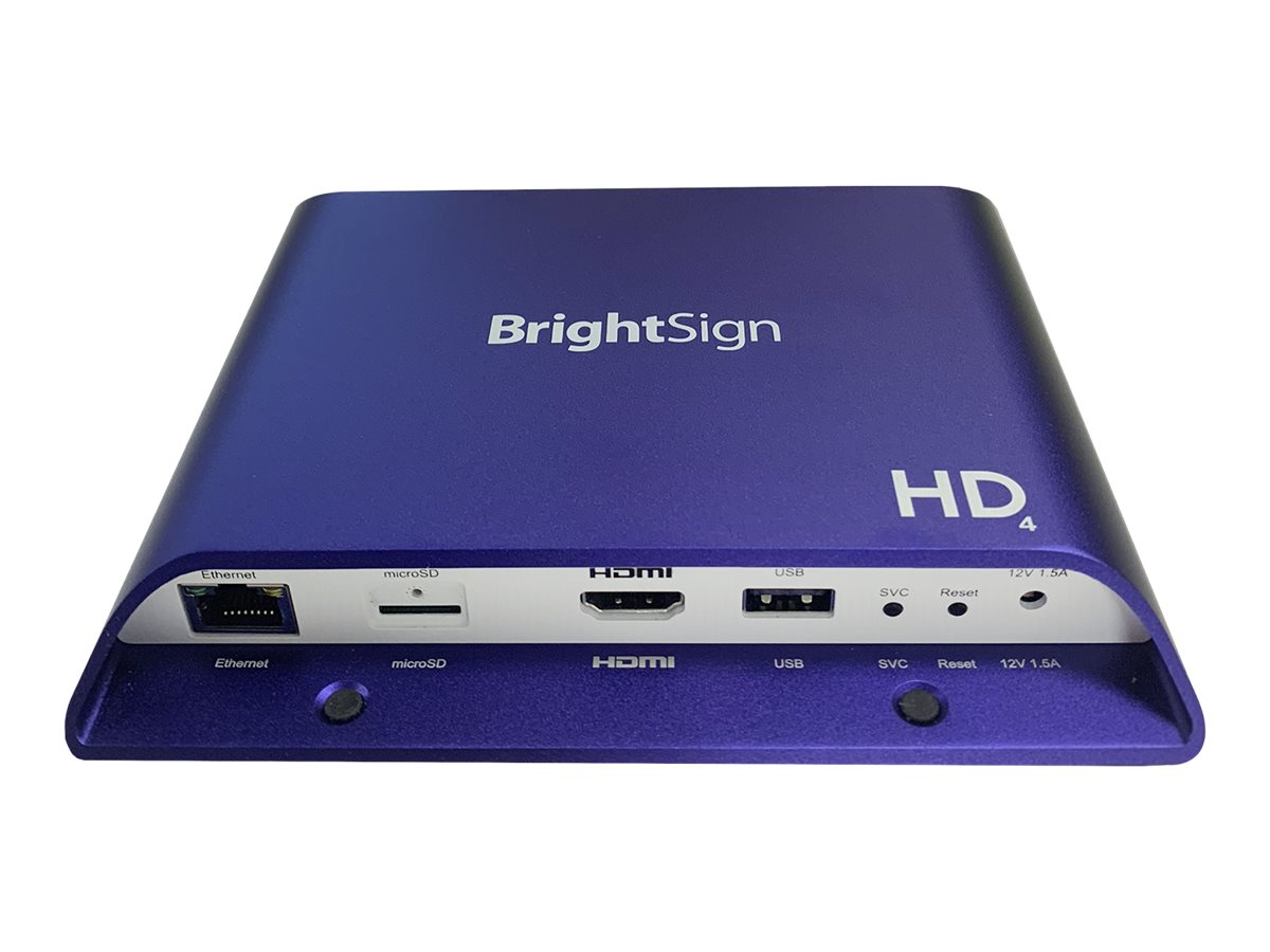 BrightSign HD1024 base para porttil y replicador de puertos USB 2.0 Prpura