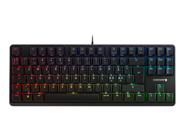 CHERRY G80-3000N RGB TKL clavier USB QWERTY Nordique Noir