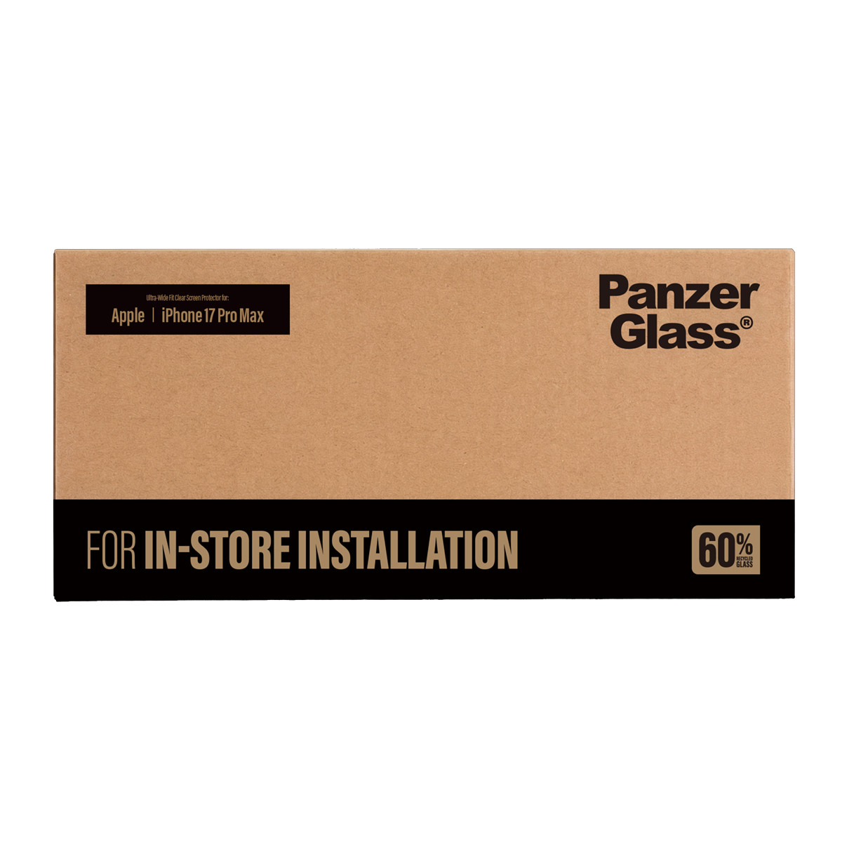 PanzerGlass � Screen Protector iPhone 2026 Pro Max | 17 Pro Max | Ultra-Wide Fit for Fastfit installation machine Pellicola proteggischermo trasparente 1 pz