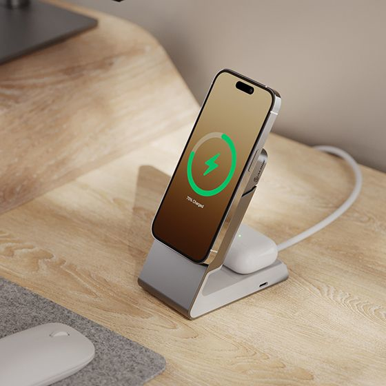 ALOGIC MSCDDWH chargeur dappareils mobiles Casque, Smartphone Blanc USB Recharge sans fil Charge rapide Intrieure
