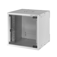 LogiLink W66Z30G rack cabinet 6U Wall mounted rack Grey