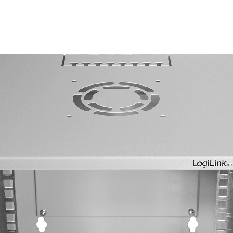 LogiLink W66Z30G rack cabinet 6U Wall mounted rack Grey