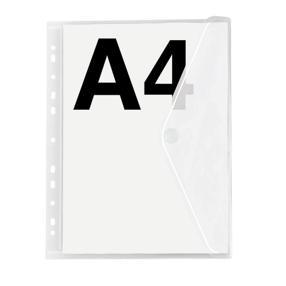 FolderSys Sammelhllen A4 transparent Heftrand Dehnfalte 20mm Packung 10 Stck