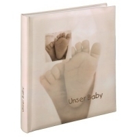 Hama Buch-Album Baby Feel, 29x32 cm, 60 wei�e Seiten, 2-seitiger Textvorspann