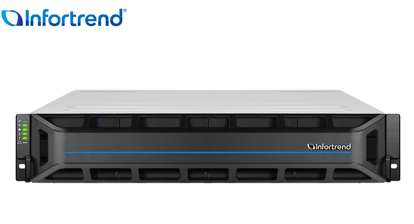 Infortrend EonStor GS 3000 Gen2 dual/redundant-controller rackmount 2U/12-bay cloud integrated botier de disques Rack (2 U)