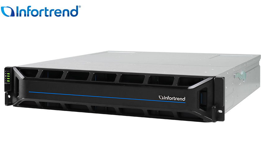 Infortrend EonStor GS 3000 Gen2 dual/redundant-controller rackmount 2U/12-bay cloud integrated botier de disques Rack (2 U)