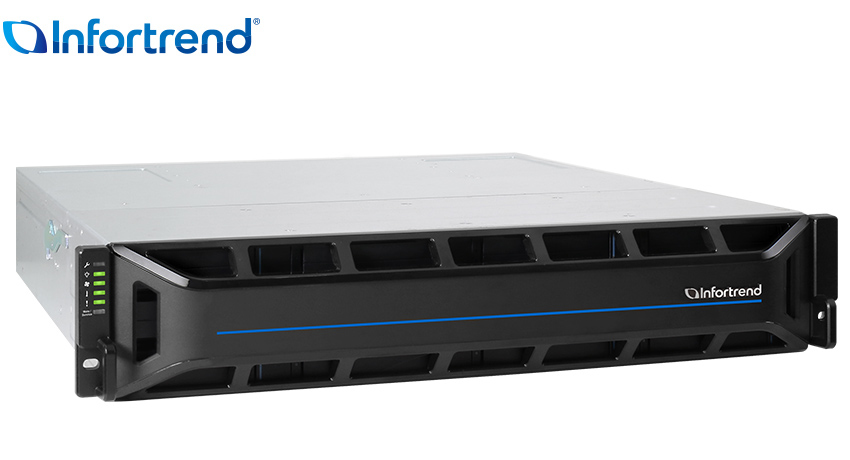 Infortrend EonStor GS 3000 Gen2 dual/redundant-controller rackmount 2U/12-bay cloud integrated botier de disques Rack (2 U)