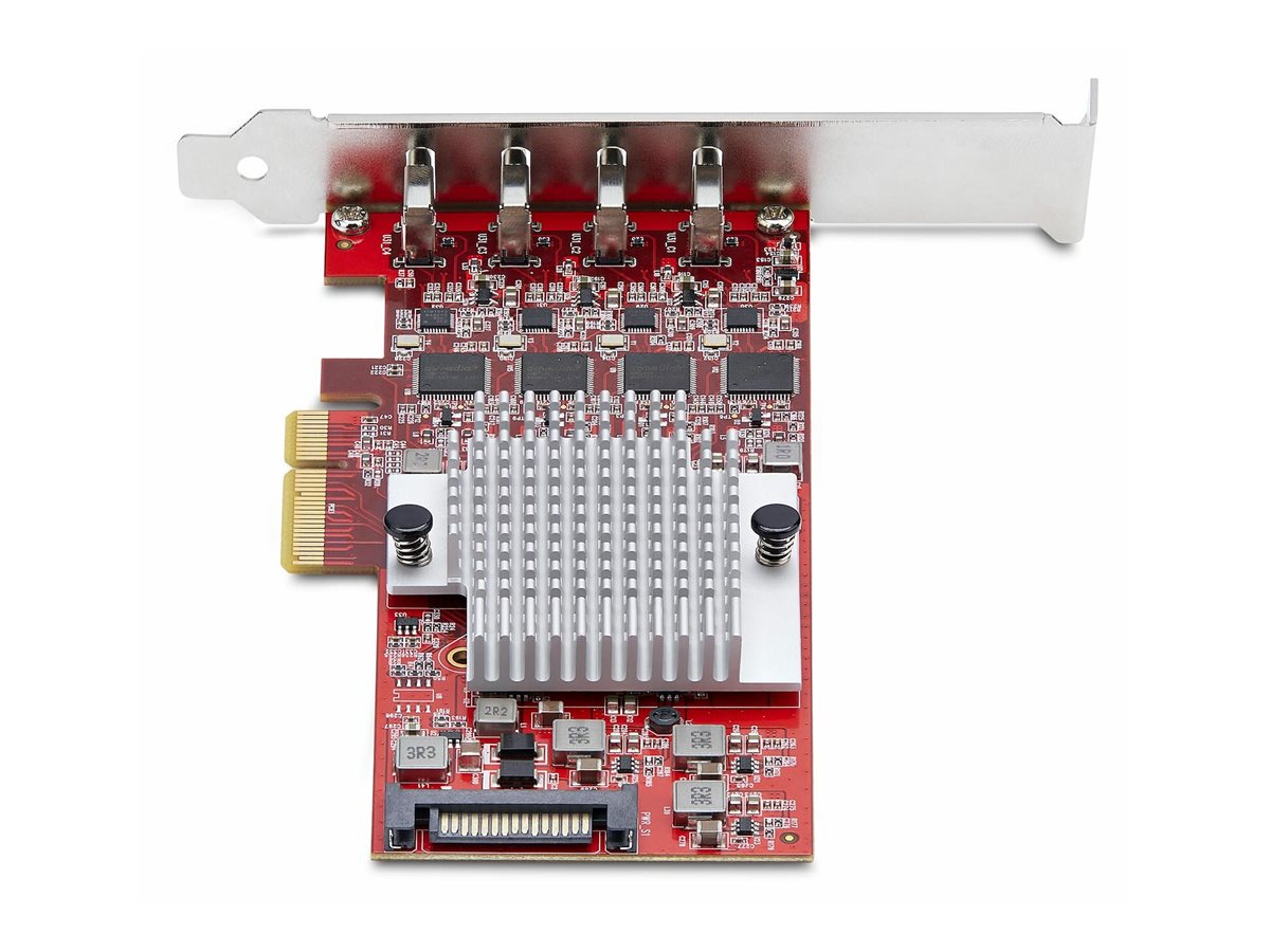 StarTech.com 4-Port USB Type-C PCIe Card, USB-C 10Gb, 4x Controllers, TAA