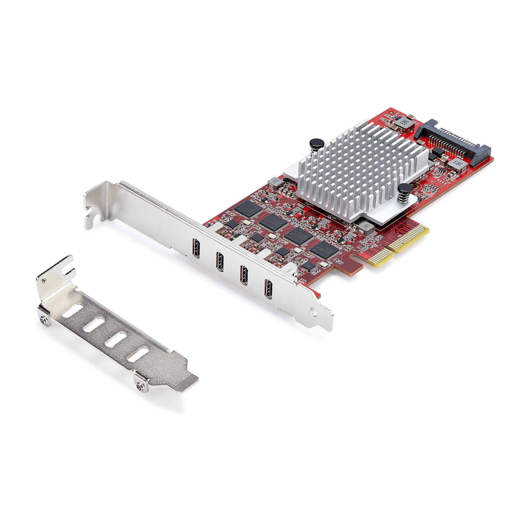 StarTech.com 4-Port USB Type-C PCIe Card, USB-C 10Gb, 4x Controllers, TAA