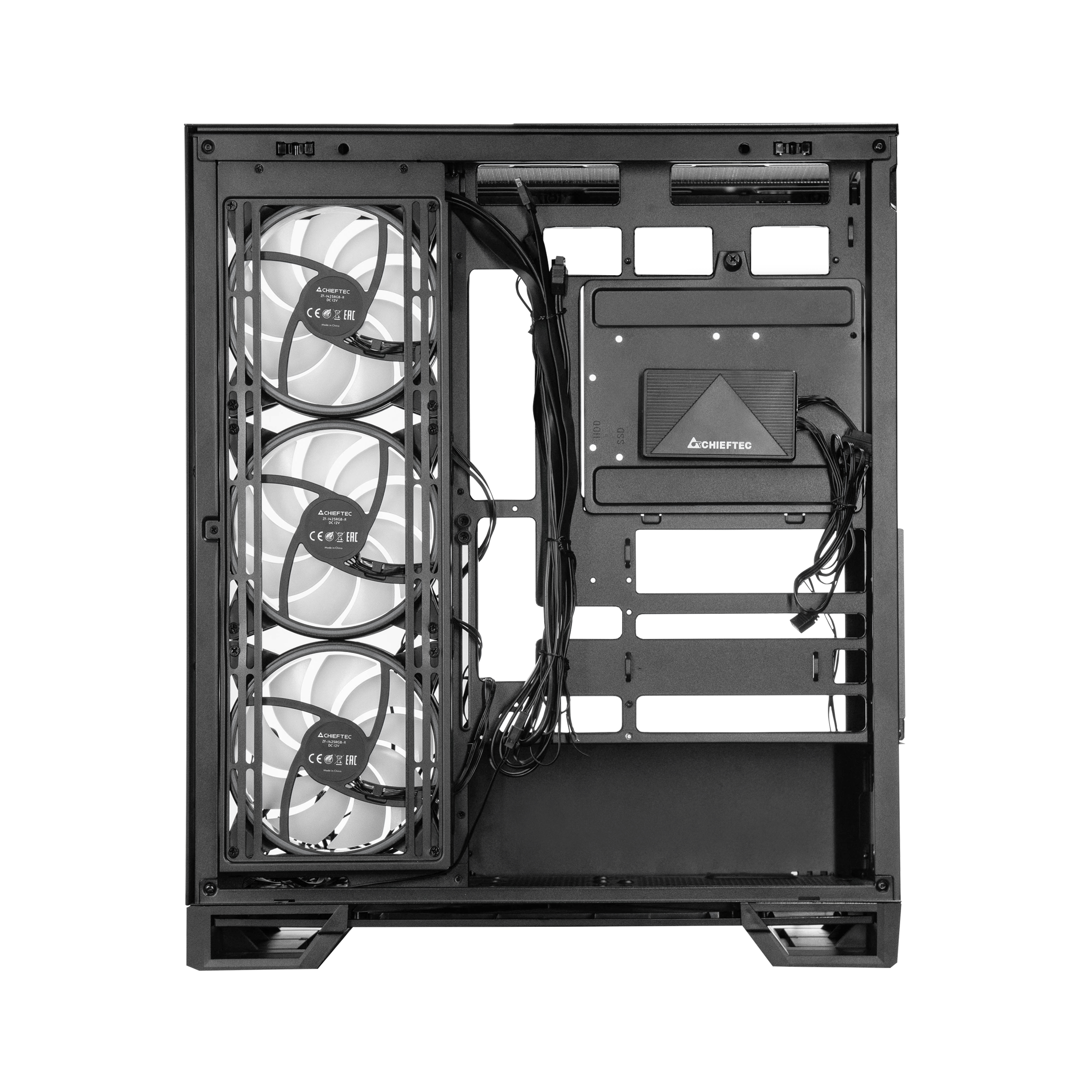 Chieftec GX-30B-OP carcasa de ordenador Midi Tower Negro