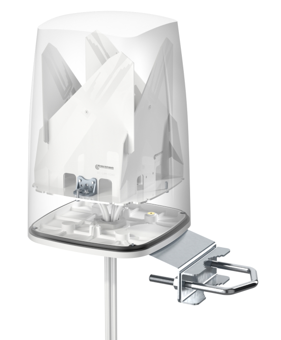QuWireless QuOmni omnidirektionale Ultra Breitband 5G/LTE Antenne MIMO 4x4 - Omnidirektional - 4,5 dB
