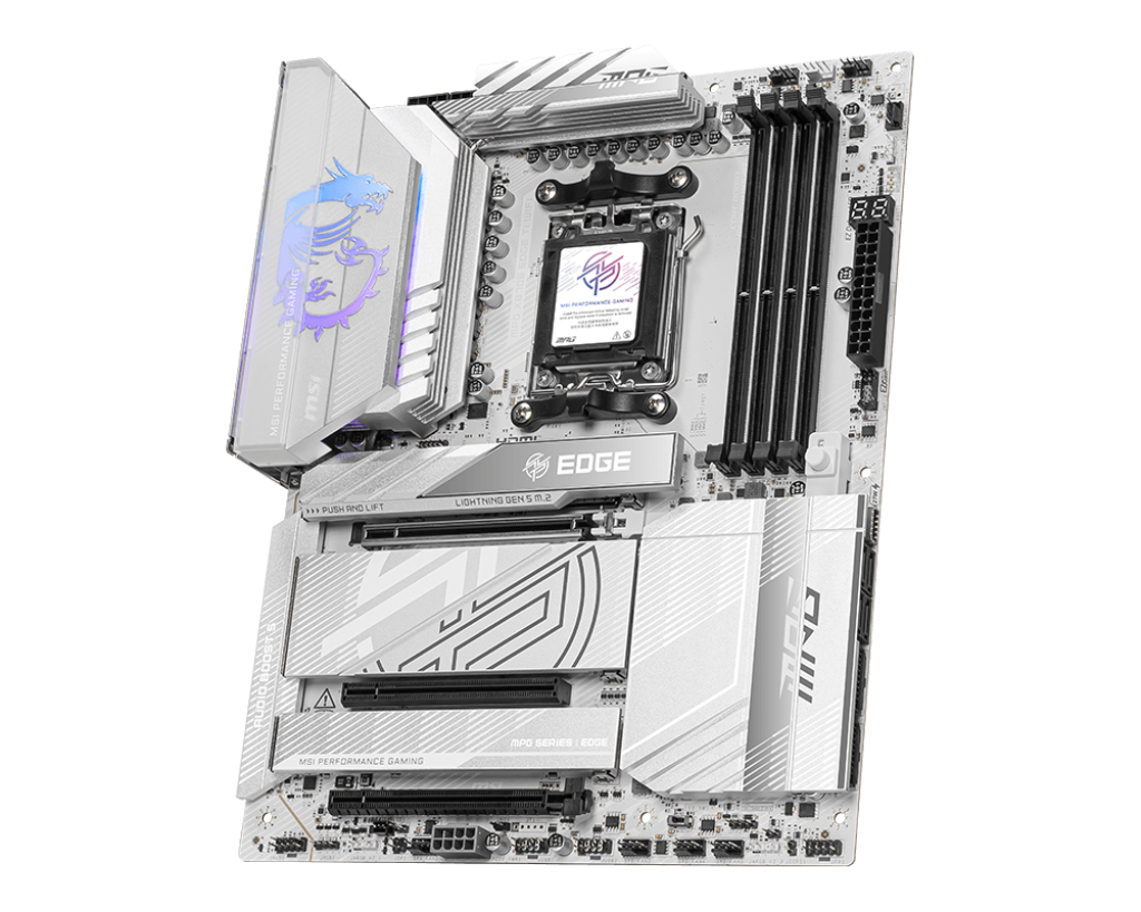 MSI MAG X870E EDGE TI Wifi X870 AM5 ATX DDR5 - AMD Sockel AM5 (Ryzen Zen4) - ATX