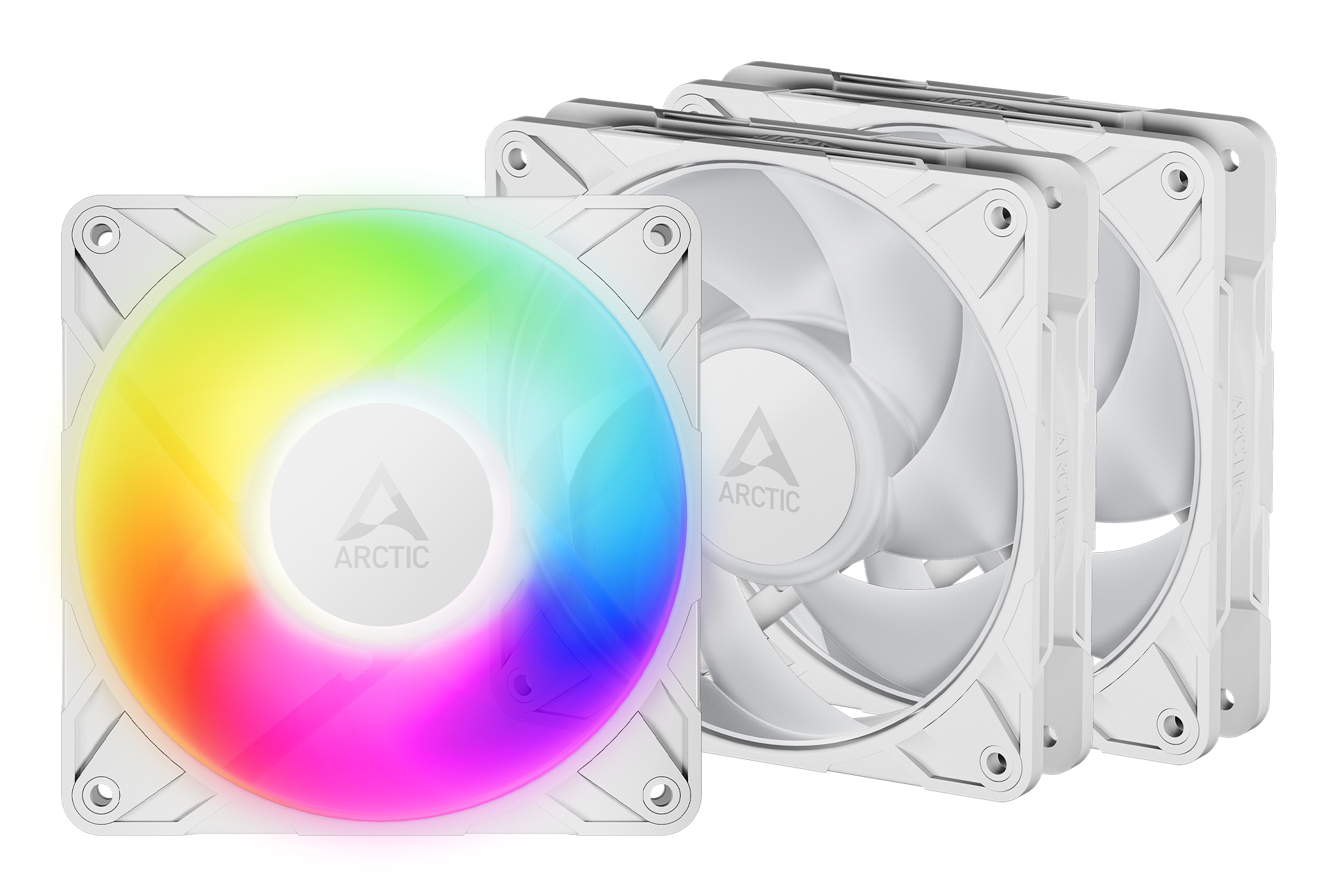 ARCTIC Freezer P12 Pro A-RGB (White) - 3 Pack Case per computer Ventilatore 12 cm Bianco 3 pz