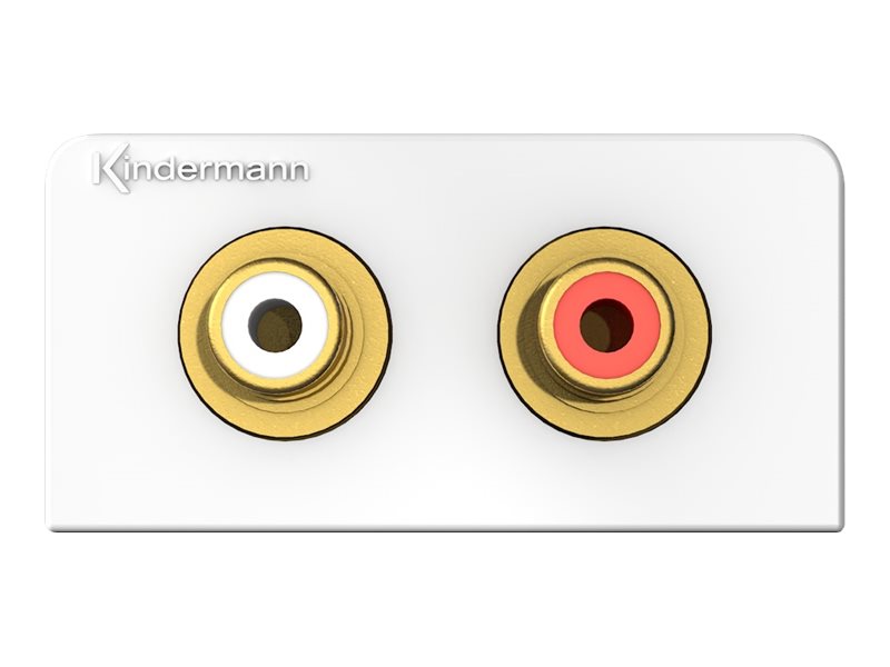 Kindermann Konnect Design Click Audio L/R Half Size - Modulare Einrastanlagenplatte (Kupplung)