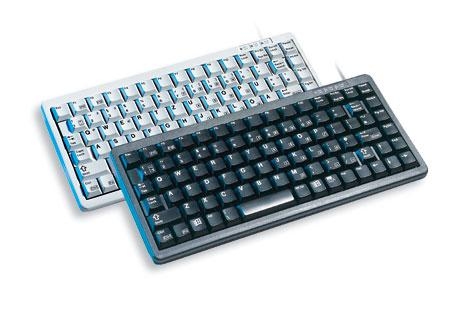 CHERRY Compact keyboard G84-4100, light grey, CH tastiera USB + PS/2 Grigio