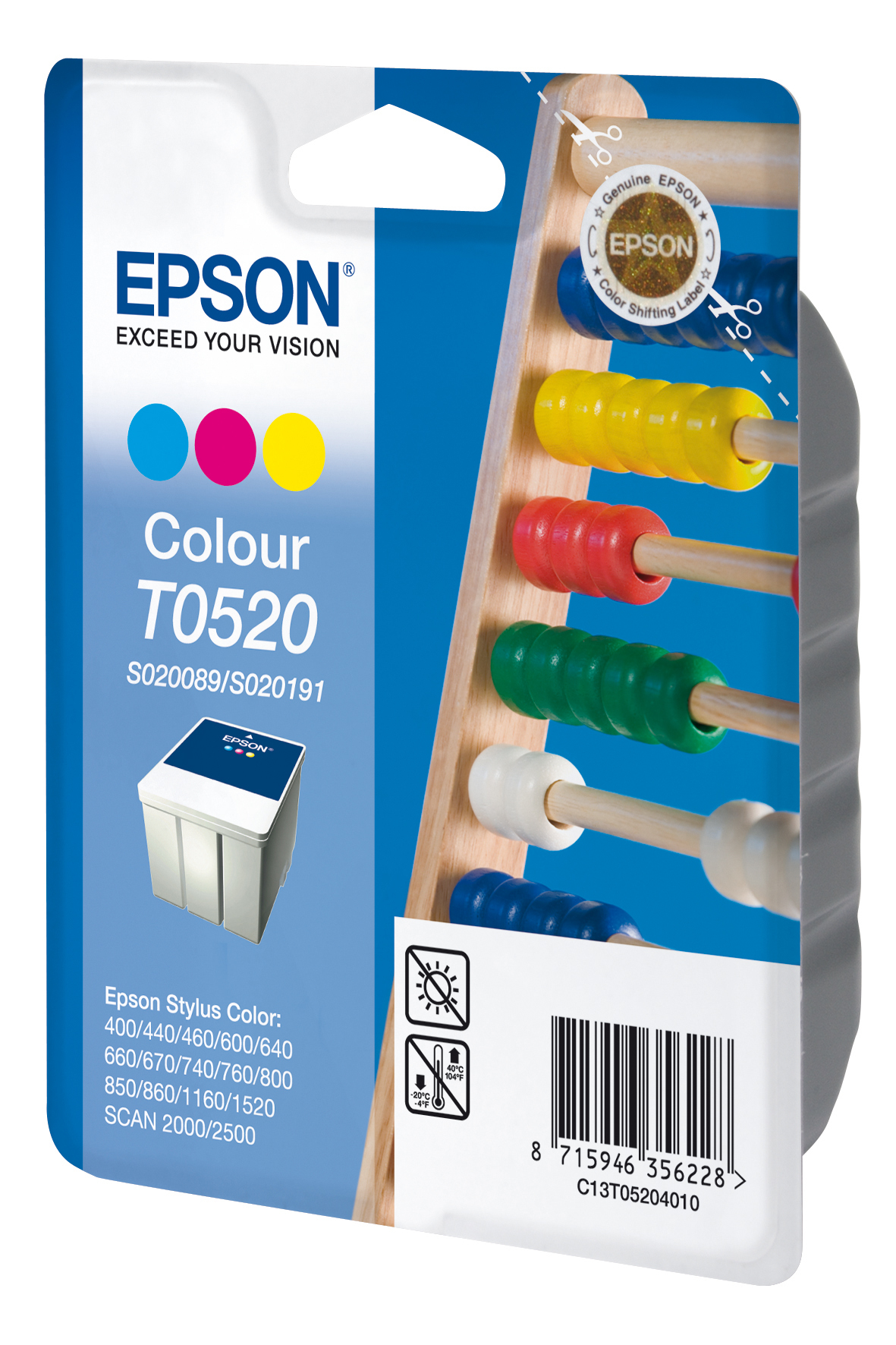 Epson T052 - 35 ml - Farbe (Cyan, Magenta, Gelb)