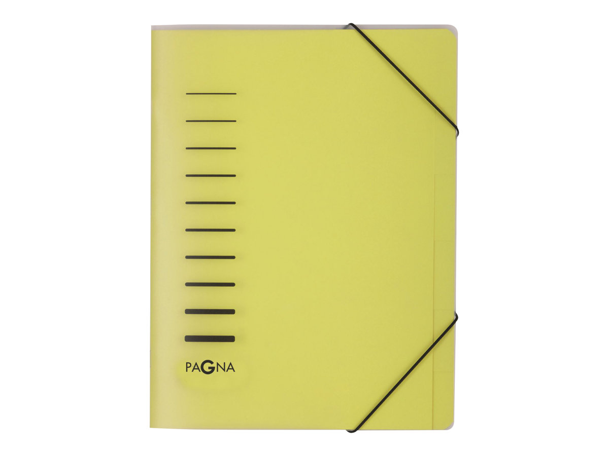 Pagna Ordnungsmappe 6 Fcher gelb
