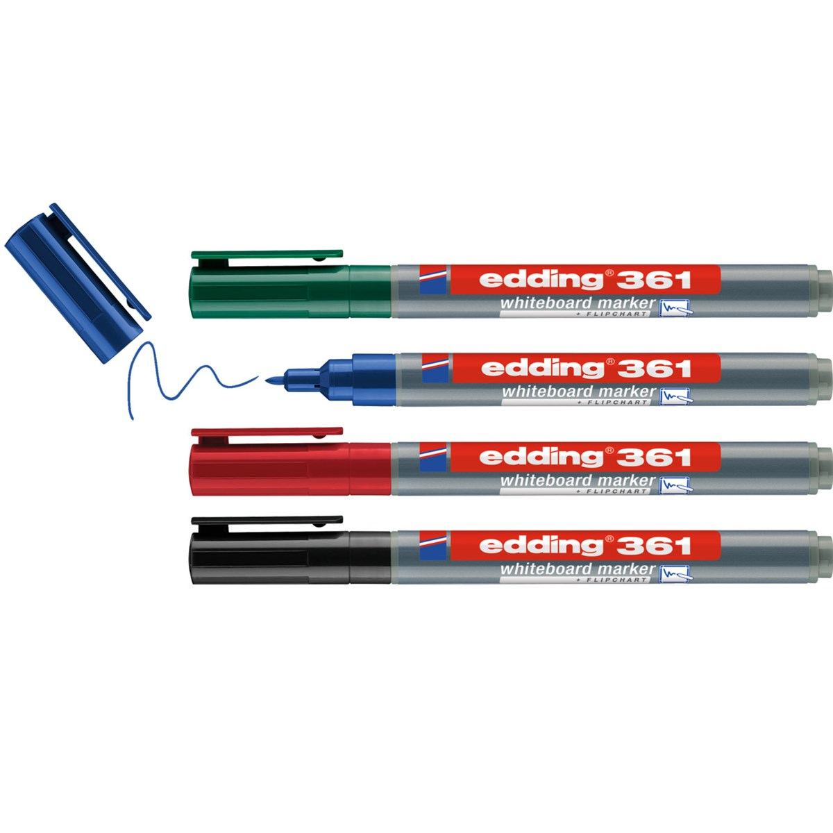 EDDING 361 Whiteboard-Marker farbsortiert 1.0 mm 4 St.