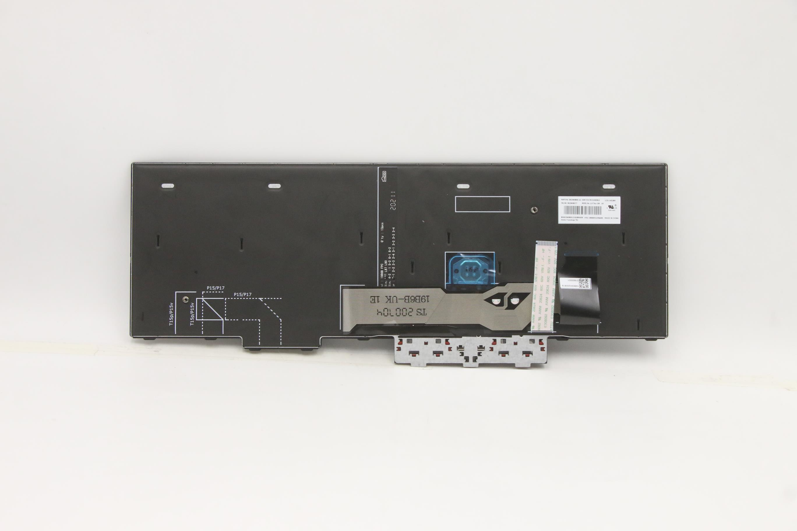 Lenovo 5N20W68277 - Tastatur - UK Englisch - Lenovo - ThinkPad L15 (20U7 - 20U8)