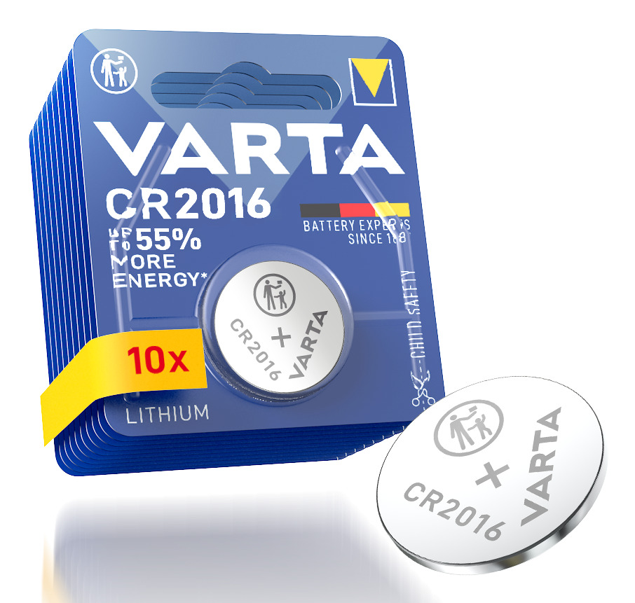 Varta Batterie CR2016 - Li - 90 mAh