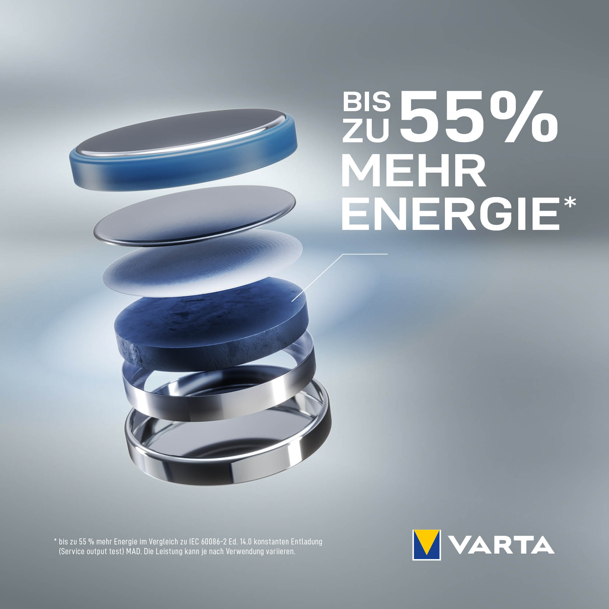 Varta Batterie CR2016 - Li - 90 mAh