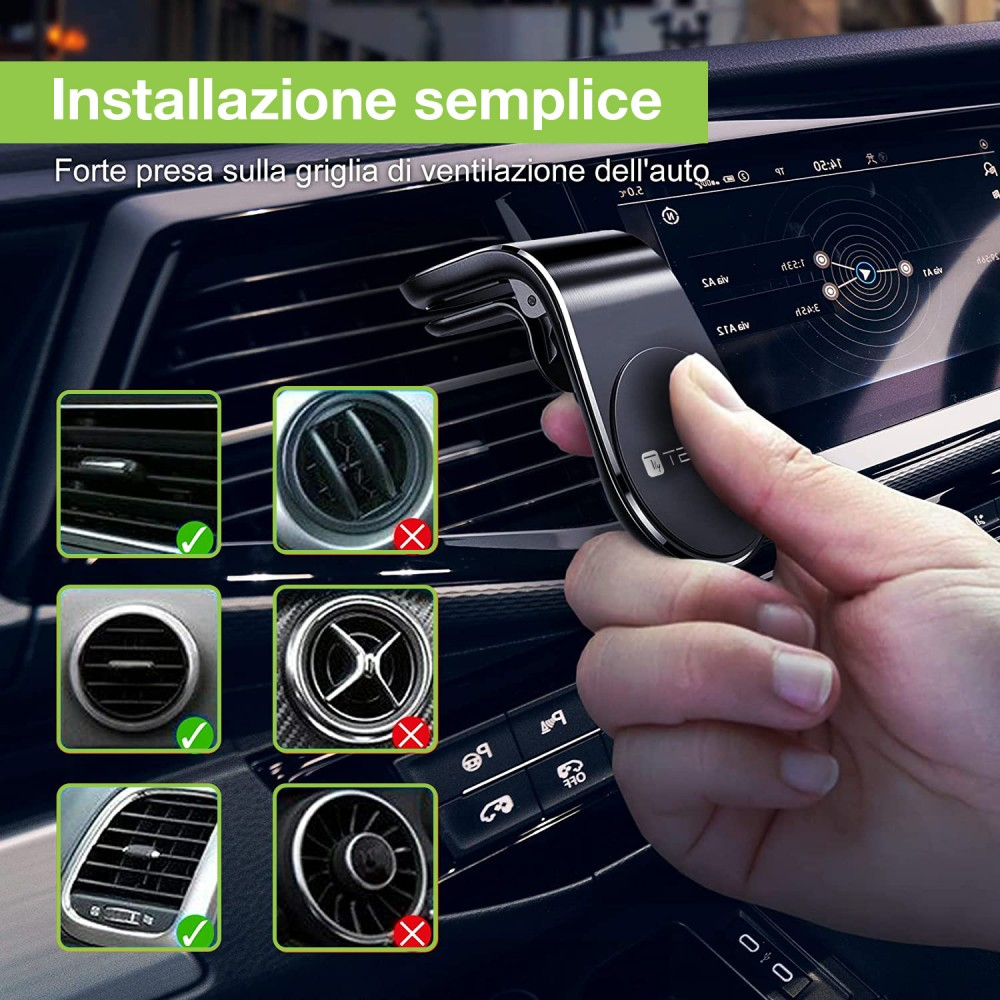 Techly I-SMART-UNIALTY supporto per personal communication Supporto passivo Telefono cellulare/smartphone Nero