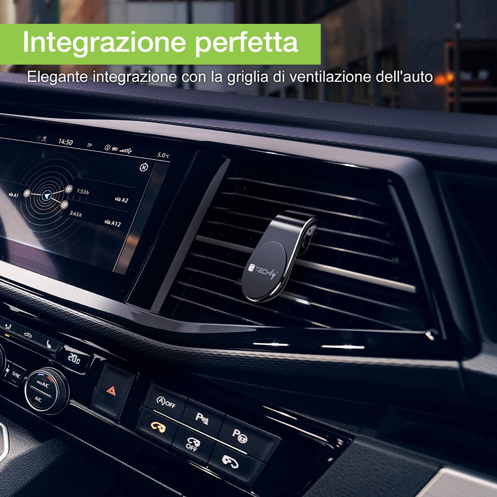 Techly I-SMART-UNIALTY supporto per personal communication Supporto passivo Telefono cellulare/smartphone Nero