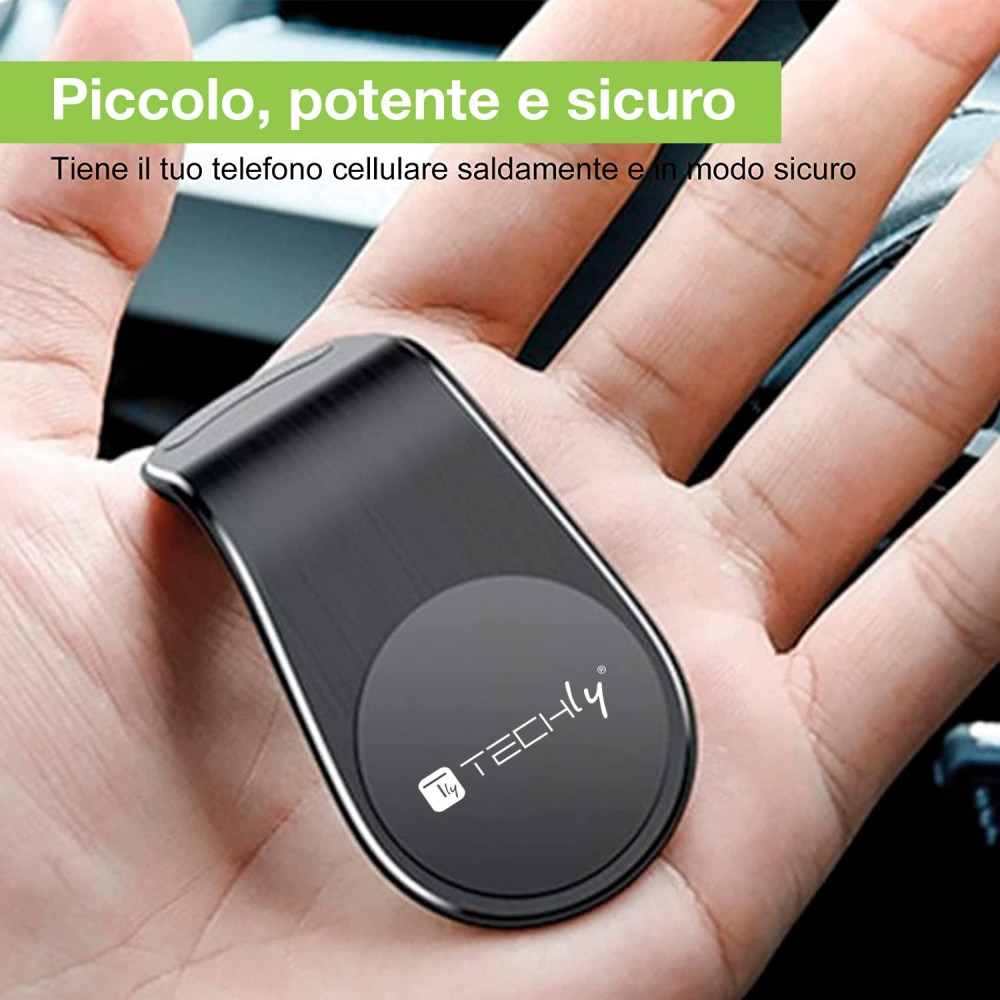 Techly I-SMART-UNIALTY supporto per personal communication Supporto passivo Telefono cellulare/smartphone Nero