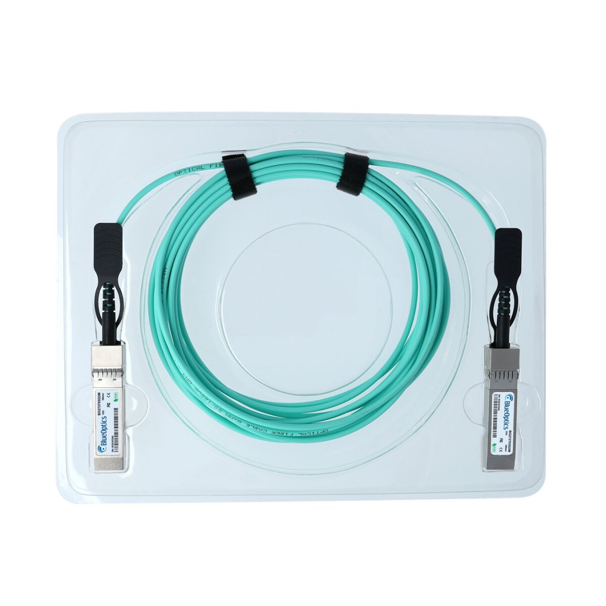BlueOptics SFP28-AOC-7M-PA-BO cable infiniBanc Color aguamarina
