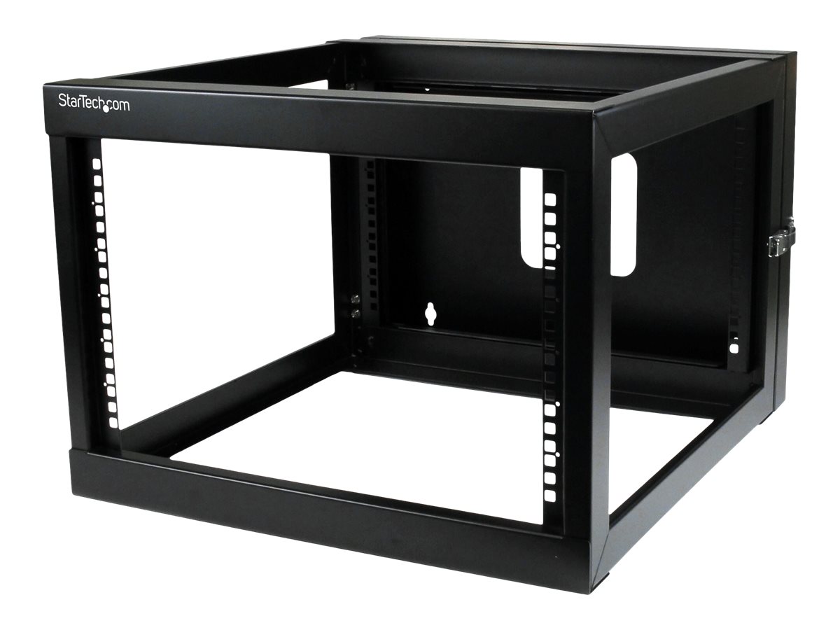 StarTech.com Server rack 6U a giorno per montaggio a parete con cerniera 22